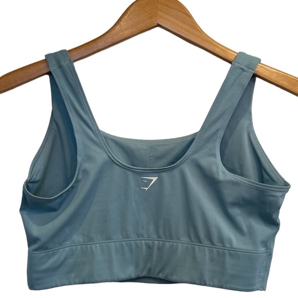 🌈 6/$60, Gymshark Sports Bra, Light Robin’s Egg Blue, Size XS - Picture 2 of 4